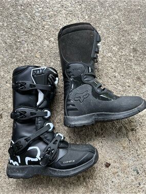 Fox Comp3 Black Motocross Boots y6.    39